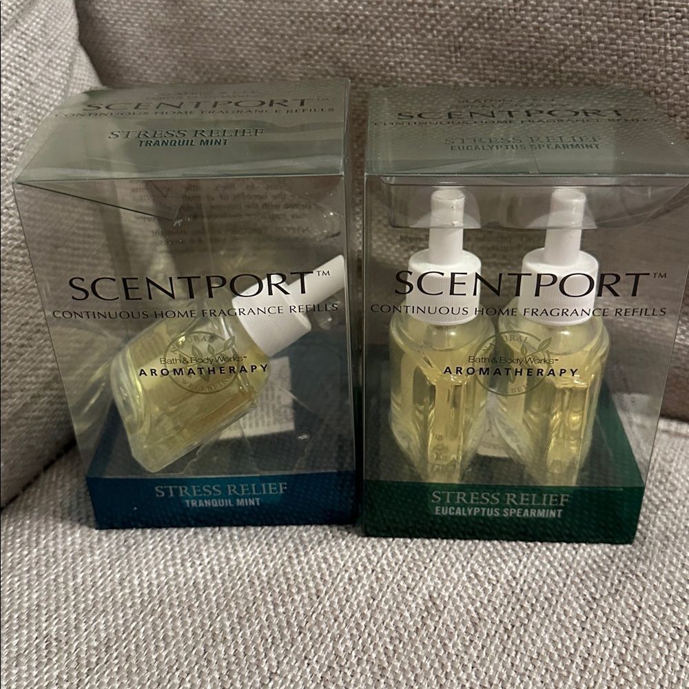 NEW Bath & Body Works Aromatherapy Scentport Refills (3) Stress Relief